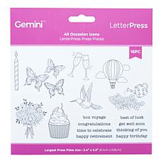 Crafter's Companion Letterpress Press Plates - Sentiments