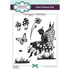 Creative Expressions Designer Boutique "Take A Seat" Clear Stamp Set