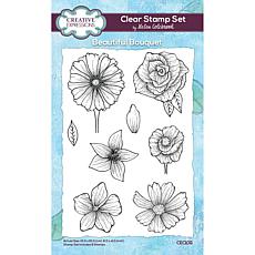 Creative Expressions Helen Colebrook Beautiful Bouquet Stamp Set