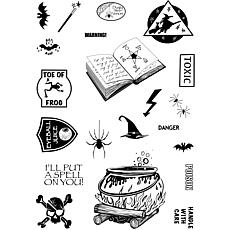 Creative Expressions Jamie Rodgers Poisonous Potions 6"x8" Stamp Set