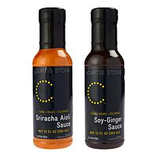 Curtis Stone (2) 12 oz. Combo Sauce Bottles Auto-Ship®