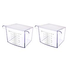 Curtis Stone 4-piece Drawer and Lid Storage Set