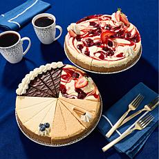 David's Cookies 2/4lb Cheesecake-Strawberry & Holiday Future Ship 12/1