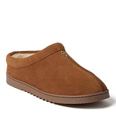 Dearfoams Men's Genuine Suede Indoor Outdoor Clog Slipper - Dean