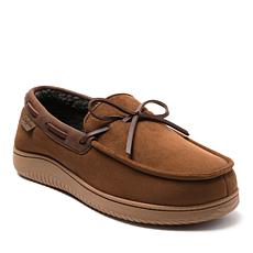 Dearfoams Men's Indoor Outdoor Microsuede Moccasin - Pierce