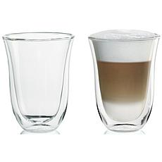 De'Longhi 7.5 oz. Latte Glasses 2-pack