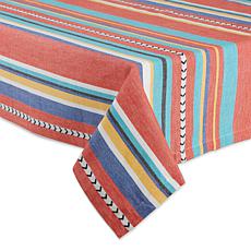 Design Imports 52" x 52" Verano Stripe Tablecloth