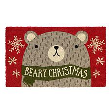 Design Imports Beary Christmas Doormat