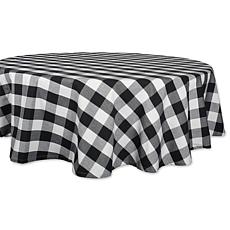 Design Imports Buffalo Check Tablecloth - 70" Round