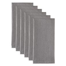 Emeril Lagasse Gray & White Variegated Stripe & Waffle-Knit 2