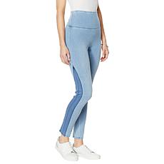 DG2 by Diane Gilman "DG Downtime" Side Stripe Knit Twill Legging