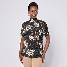 DG2 by Diane Gilman Dolman Turtleneck Top