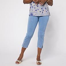 DG2 by Diane Gilman Super Stretch Knit Denim Crop Jegging