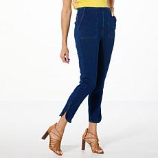 DG2 by Diane Gilman Superstretch Knit Denim Slim & Sleek Crop Jean