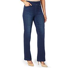 DG2 by Diane Gilman Virtual Stretch Denim Pull-On Trouser Jean