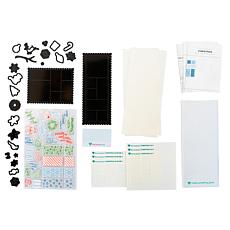 Diamond Press Christmas Collage Stamp, Die and Stencil Kit