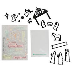 Diamond Press Holiday Faith Nativity Stamp and Die Kit