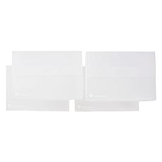 Diamond Press Large Plastic Storage Boxes - 4-pack