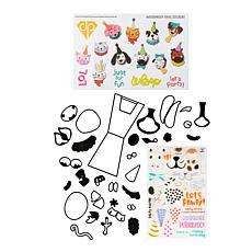 Diamond Press Party Animals Stamp and Die Kit