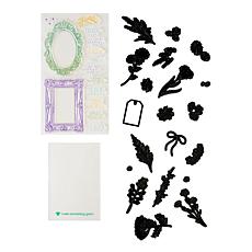 Diamond Press Pressed Flower Stamp and Die Kit