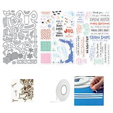 Diamond Press Snow Angel Stamp & Die Kit 