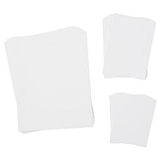 Diamond Press Stamping Paper Pack in 3 Sizes- 20 Sheets Each; 60 Total