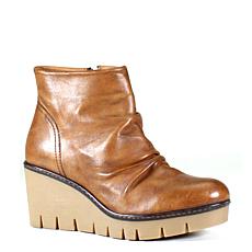 Diba True Ruched Wedge Boot - Nift Tee