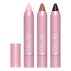 Doll 10 Champagne Wishes pH Adaptive Lip Crayon 3-piece Set