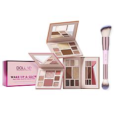 Doll 10 Wake Up and Glow Face and Eye Palette Trio with Brush