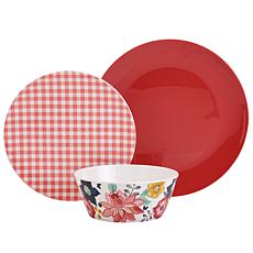 Dolly Parton 12pc Jolene Melamine Dinnerware Set