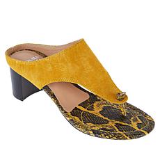 Donald J. Pliner Ozone Leather Heeled Thong Sandal