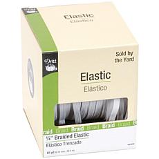 Dritz Braided Elastic 1/4" x 65yd - White