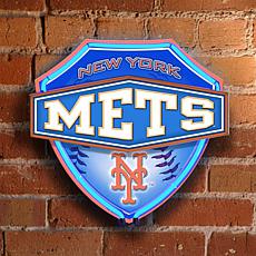 Dual-Lit Neon Wall Lamp - New York Mets - MLB