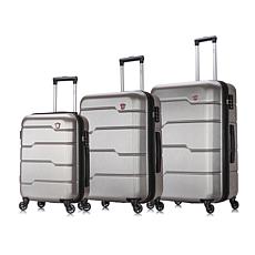 DUKAP Impact-Resistant Expandable Spinner Luggage