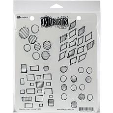Dyan Reaveley's Dylusions Cling Stamp Collections 8.5X7 - Four By Four