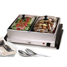 Elite Gourmet 2 x 2.5qt. Buffet Server