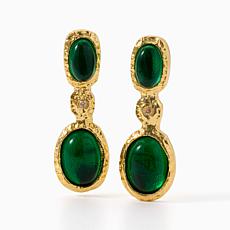 Elle Get the Look Gemstone Drop Earrings