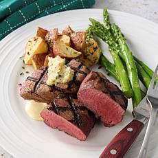 Emeril Lagasse 10ct 5oz Black Angus Filet Mignon Steaks w/ Butter AS
