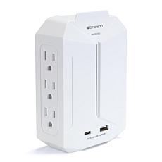 Emerson EAP-1000 6-Outlet + 2-USB Wall Charger