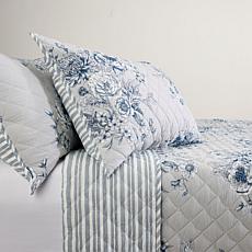 Emryn House Cotton Printed Quilt Set Twin