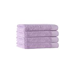 Joy Mangano Joy CleanBoss USA Grown Cotton 10-Piece Luxe Towels Plus Bath Carpet - Joy Purple