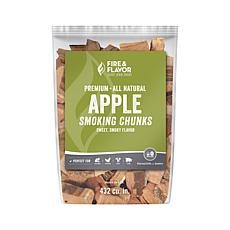 Fire & Flavor FFW203 Premium Smoking Wood Chunks, 4 Pounds, Apple
