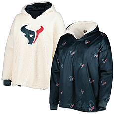 FOCO Houston Texans Repeat Print Reversible Hoodeez