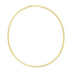 Franco 24" 14K Lite Round Wheat Chain