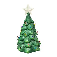 Fraser Hill Farm 25-in. Vintage Christmas Tree Blow Mold with Multi...