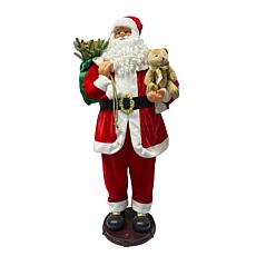 Fraser Hill Farm 4.9-Ft. Traditional Animated Musical Dancing Santa...
