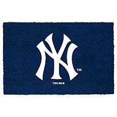 Full Team Color Coir Fiber Doormat with Vinyl Backing - Yankees