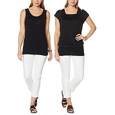 G by Giuliana 2-pack Layering Tank and Tee