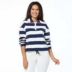 G by Giuliana Americana Knit Pullover Top