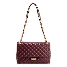 G by Giuliana Black Label Grande Lamb Leather Crossbody